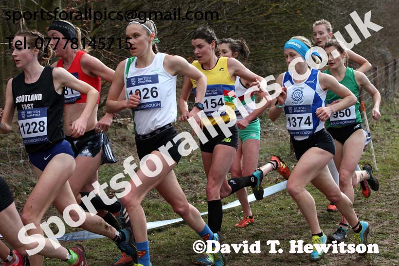 Senior womens 2019 British Athletics Inter Counties Cross Country, Prestwood Hall, Loughborough. Photo:  David T. Hewitson/Sports for All Pics